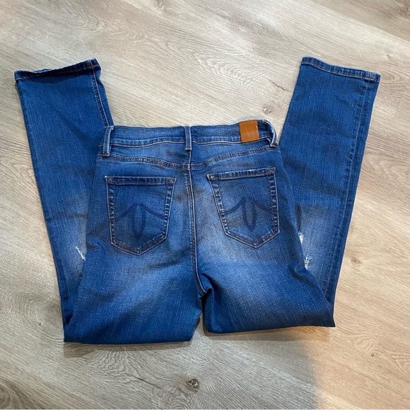 Level 99 Distressed Blue High Waist Jeans - Picture 7 of 12